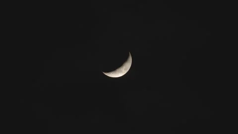 Crescendo Moon Stock Footage 154197604