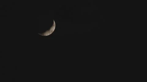 Crescendo Moon Stock Footage 154197749
