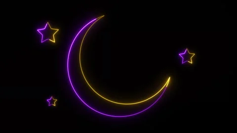 CRESCENT AND STAR Stock Footage 262541633