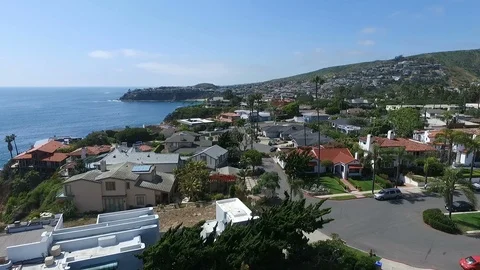 Crescent Bay Point Beach Emerald Bay Laguna Beach Orange County California Stock Footage 91702321