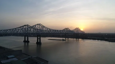 Crescent City Connection Stock Footage 101525141