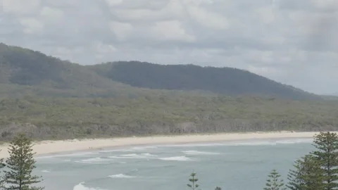 Crescent Head Australia, main beach Stock Footage 323492417