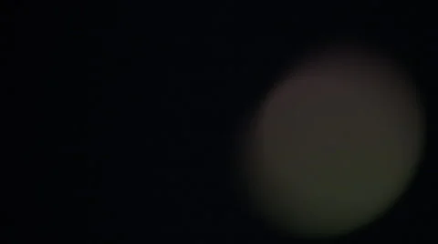 A crescent moon in a dark sky. Stock Footage 46868361