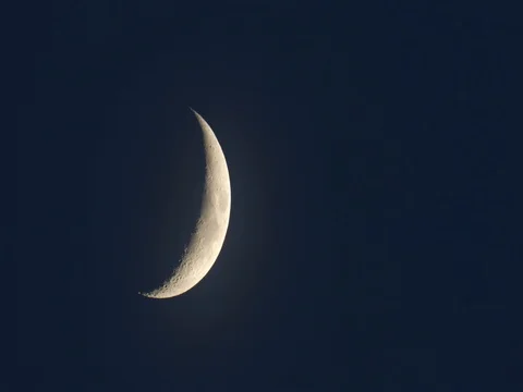 Crescent moon Video stock 83355388