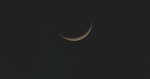 Crescent  Moon Stock Footage 250429933