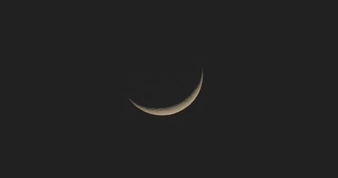 Crescent  Moon Stock Footage 250430024