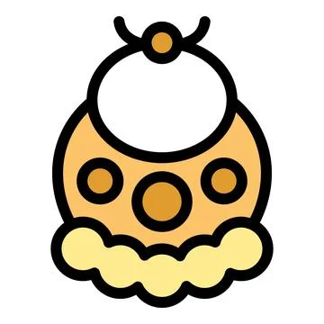 Crescent moon hiding behind fluffy clouds with antennae on top Stock Illustration