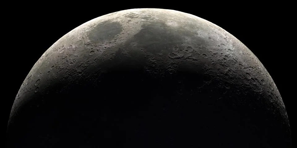 Crescent moon Stock Illustration
