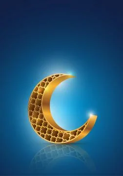 Crescent moon Stock Illustration