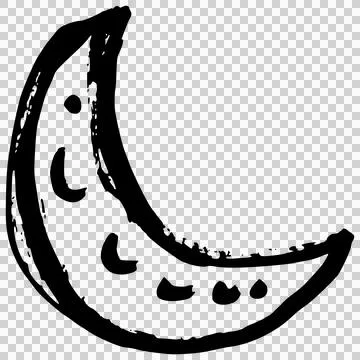 Crescent moon Stock-Illustration