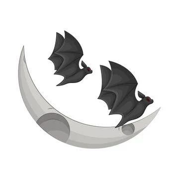 Crescent Moon Illustration Stock Illustration