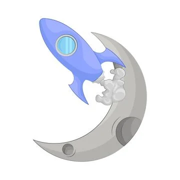 Crescent Moon Illustration Stock Illustration