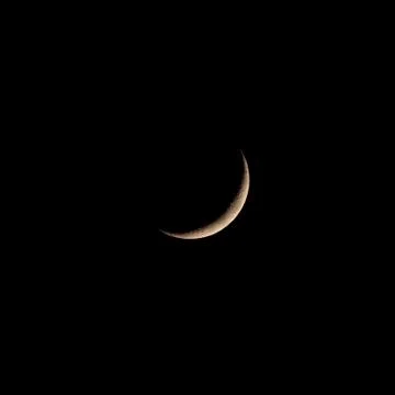 Crescent moon Stock Photos