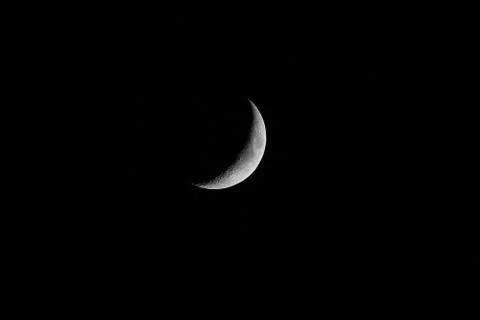 Crescent moon Stock Photos