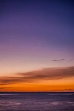 Crescent moon Stock Photos