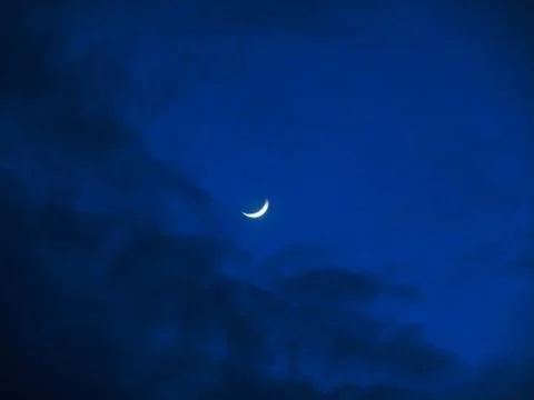 Crescent moon 库存照片