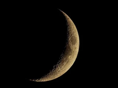 Crescent moon Stock Photos
