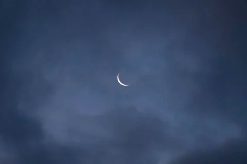 Crescent moon Stock Photos