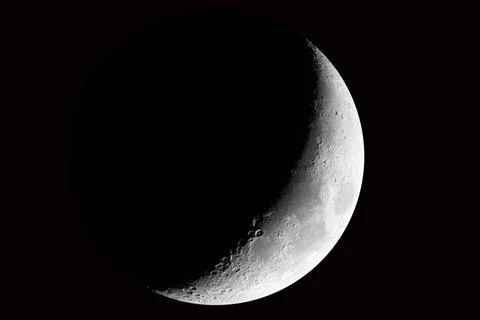 Crescent moon Foto stock