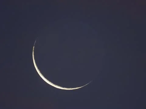 Crescent moon Stock Photos