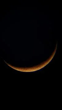 Crescent Moon Red Stock Photos