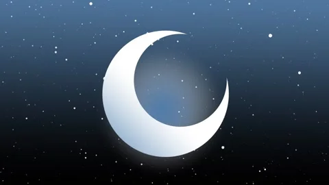 Crescent Night Stock Footage 335624641