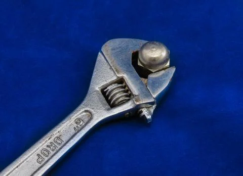 Crescent on a nob nut Stock Photos