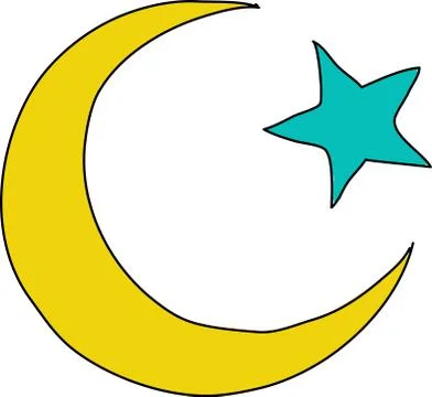 Crescent Ramadan Ilustración de archivo