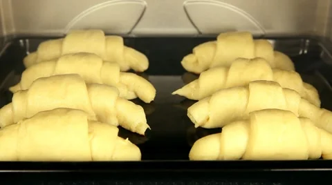 Crescent Rolls - Timelapse Video stock 7909384