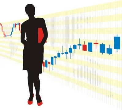 Cresis Fores graph Stock Illustration