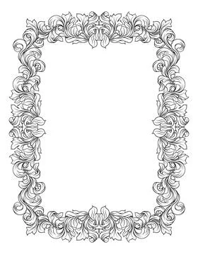 Crest Coat Coat of Arms Border Heraldic Frame Stock Illustration