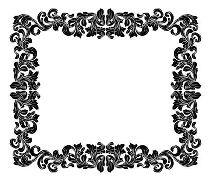 Crest Coat Coat of Arms Border Heraldic Frame Stock Illustration