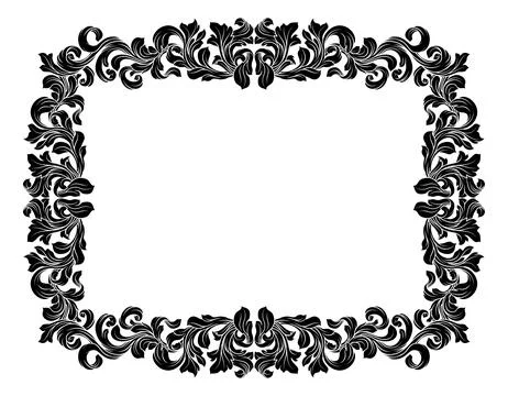 Crest Coat Coat of Arms Border Heraldic Frame Illustrazione stock