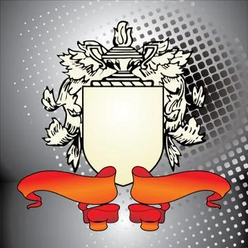 Crest element Stock Illustration