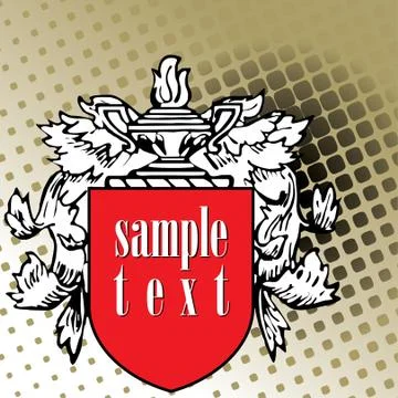 Crest element Stock Illustration