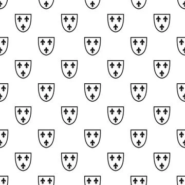 Crest pattern vector Stockillustratie