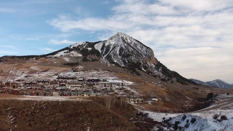 Crested Butte Mountain Stock Footage 71071339