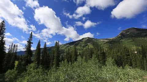 Crested Butte mountains and clouds colorado time lapse 스톡 동영상 37622165