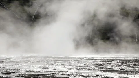 Crested Pool Geyser BigWeb 스톡 동영상 884943