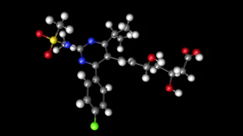 A crestor molecule 動画素材 30366893