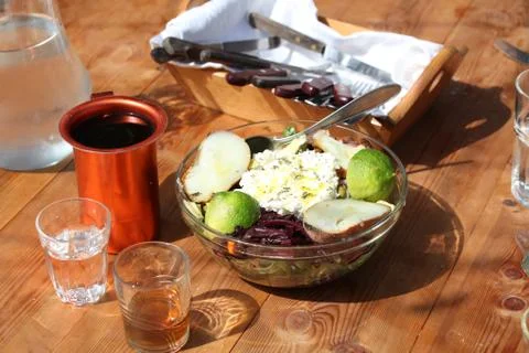 Creta Salad Stock Photos
