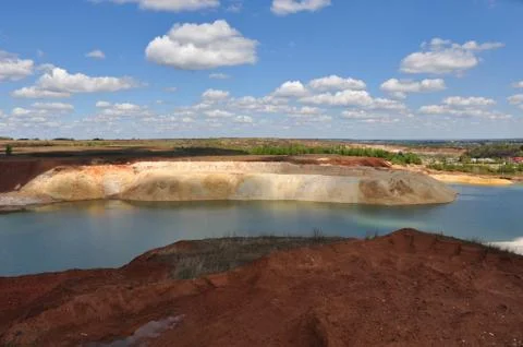 Cretaceous lake Stock Photos