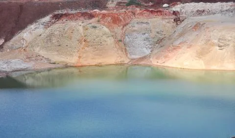 Cretaceous lake Stock Photos