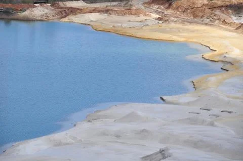 Cretaceous lake Stock Photos