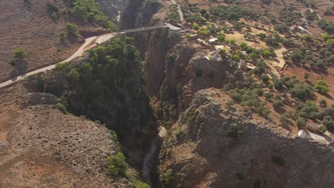 Crete, Aradena Gorge 스톡 동영상 197116673