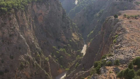 Crete, Aradena Gorge 스톡 동영상 197118721