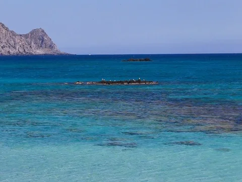 Crete beach greece island Stock Footage 85081573