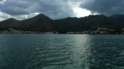 Crete Elounda Stock Footage 21844477