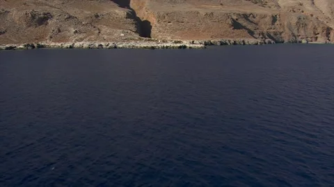 Crete, end of Aradena Gorge Video stock 197126006