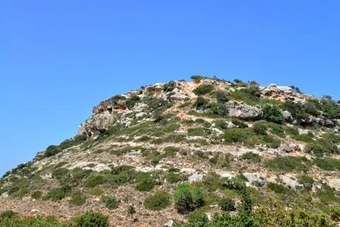 Crete mountain peak Stock Photos